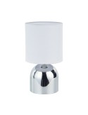 Lampe de bureau Versa Argenté Métal 14 x 25 x 14 cm | Tienda24 Tienda24.eu