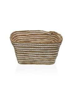 Basket set Versa Bellis Textile 18 x 14 x 28 cm 28 x 18 x 14 cm | Tienda24 Tienda24.eu