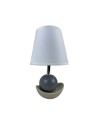 Desk lamp Versa Noela Grey Ceramic 15 x 25 x 12 cm | Tienda24 Tienda24.eu