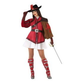 Verkleidung für Erwachsene 113787 Rot (3 pcs) Musketierin von BigBuy Carnival, Kostüme für Erwachsene - Ref: S1125265, Preis:...