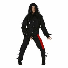 Costume per Adulti 110866 Nero (2 pcs) Pop Star di BigBuy Carnival, Adulti - Rif: S1125266, Prezzo: 7,83 €, Sconto: %