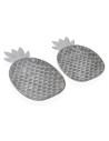 Centerpiece Versa Pineapple 21,5 x 3 x 35 cm (2 Pieces) | Tienda24 Tienda24.eu