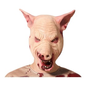 Maske Halloween Schwein Rosa von BigBuy Fun, Wimperntusche - Ref: S1125822, Preis: 11,19 €, Rabatt: %