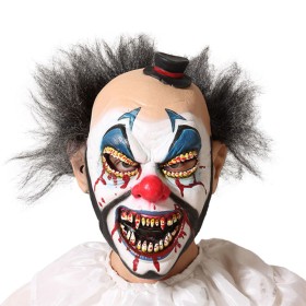 Masque Halloween Clown Noir de BigBuy Carnival, Masques de gardien - Réf : S1125829, Prix : 13,50 €, Remise : %