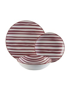 Conjunto de Louça Home Style Sakura 18 Peças Porcelana Quadrado (2 Unidades) | Tienda24 Tienda24.eu