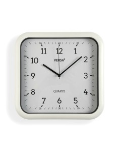 Wall Clock DKD Home Decor 39 x 3,5 x 39 cm Metal Brown White MDF Wood Mediterranean Fish | Tienda24 Tienda24.eu