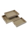 Tablettset Versa Holz MDF 30 x 5,5 x 40 cm (3 Stücke) | Tienda24 Tienda24.eu