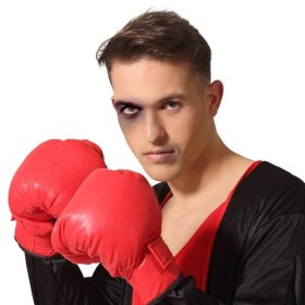 Boxing gloves Red by BigBuy Carnival, Sets & Kits - Ref: S1126293, Price: 7,74 €, Discount: %