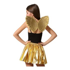 Asas de Fada Dourado Prateado Infantil Tutu de BigBuy Carnival, Capas e abas - Ref: S1126393, Preço: 3,42 €, Desconto: %