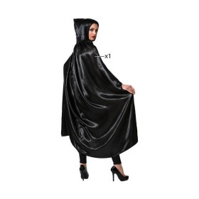 Cape Noir Avec capuche de BigBuy Carnival, Capes et ailes - Réf : S1126534, Prix : 6,41 €, Remise : %