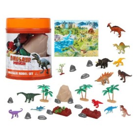 Set Dinosaures (23 x 20 cm) 30 Unités 23 x 20 cm (30 pcs) de BigBuy Kids, Dinosaures et créatures préhistoriques - Réf : S112...