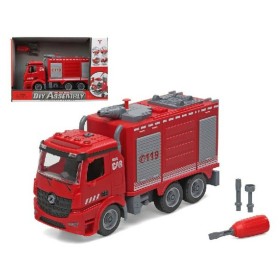 Camião de bombeiros com luz e som Diy Assembly 37 x 25 cm (37 x 25 cm) de BigBuy Fun, Camiões - Ref: S1127667, Preço: 13,71 €...