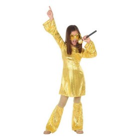 Costume for Children Disco Golden (2 Pieces) (3 pcs) by BigBuy Carnival, Kids & Toddlers - Ref: S1128077, Price: 0,00 €, Disc...