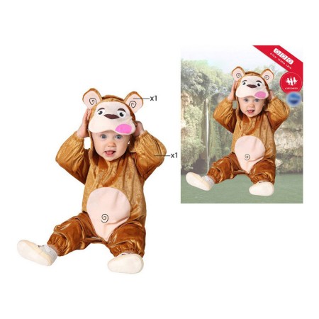 Déguisement pour Bébés Marron animaux Singe (2 Pièces) de BigBuy Carnival, Bébés - Réf : S1128106, Prix : 16,02 €, Remise : %