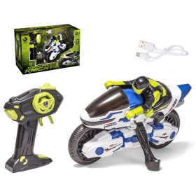 Moto Teledirigida Radiocontrol de BigBuy Kids, Coches y camiones - Ref: S1128242, Precio: 19,86 €, Descuento: %