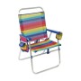 Chaise de Plage Textiline Multicouleur de BigBuy Outdoor, Chaises pliantes - Réf : S1128458, Prix : 46,37 €, Remise : %