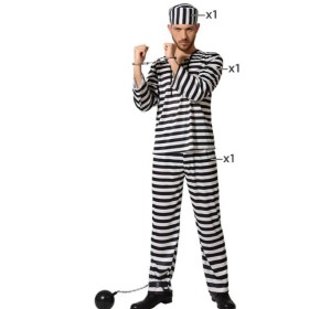 Costume per Adulti Prisoner Multicolore Carcerato di BigBuy Carnival, Adulti - Rif: S1128473, Prezzo: 11,53 €, Sconto: %