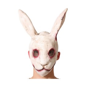 Mask White Rabbit Halloween by BigBuy Carnival, Masks - Ref: S1128519, Price: 9,49 €, Discount: %