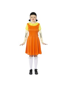 Costume per Adulti Squid Game Arancio (Ricondizionati B) da BigBuy Carnival, Adulti - Ref: S3552398, Precio: €32.84, Descuent...