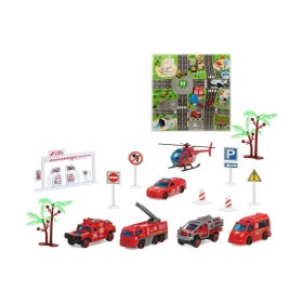 Spielset Fahrzeuge Speed & Go 30 x 9,5 x 13 cm Feuerwehrmann Licht Sound 4 Stück | Tienda24 - Global Online Shop Tienda24.eu