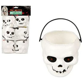 Decoración para Halloween 6 uds Ø 7 cm Calavera de BigBuy Party, Halloween - Ref: S1130136, Precio: 1,26 €, Descuento: %