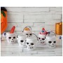 Decorazione per Halloween Ø 7 cm Teschio Bianco (6 Unità) (25 x 13 cm) di BigBuy Party, Decorazioni per Halloween - Rif: S113...