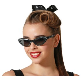 Glasses Costune accessories Black/White Black by BigBuy Carnival, Sets & Kits - Ref: S1131714, Price: 1,34 €, Discount: %