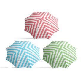 Sunshade Stripes Ø 160 cm by BigBuy Garden, Parasols - Ref: S1131856, Price: 8,31 €, Discount: %