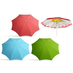 Sunshade Smooth Ø 220 cm by BigBuy Garden, Parasols - Ref: S1131871, Price: 10,22 €, Discount: %