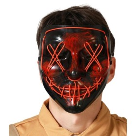 Mask Terror LED Light by BigBuy Carnival, Masks - Ref: S1132575, Price: 6,63 €, Discount: %