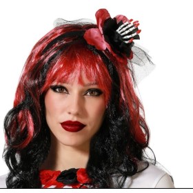 Diadema Rojo Intenso Halloween de BigBuy Carnival, Disfraces con accesorios - Ref: S1132691, Precio: 1,10 €, Descuento: %