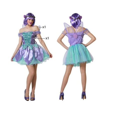 Costume for Adults Purple Fairy | Tienda24 - Global Online Shop Tienda24.eu