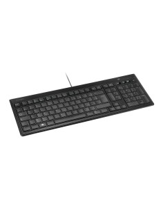 Teclado Trust Preto Preto/Prateado Qwerty espanhol (Recondicionado B) | Tienda24 Tienda24.eu