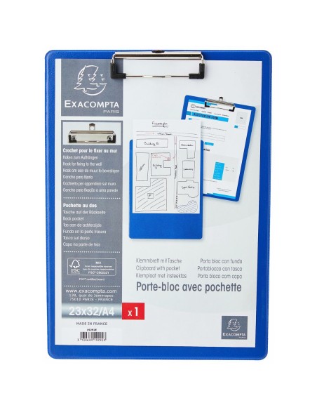 Document Folder Exacompta 19292E Blue A4 (Refurbished B) | Tienda24 Tienda24.eu