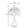 Lampada da tavolo Viro Hexa Avorio Zinco 60 W 20 x 37 x 20 cm di Viro, Lampade da tavolo e abat-jour - Rif: D1603190, Prezzo:...