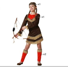 Costume for Children Red Indian Woman by BigBuy Carnival, Kids & Toddlers - Ref: S1134869, Price: 13,67 €, Discount: %