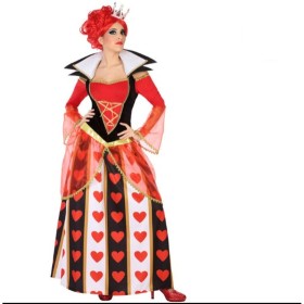 Costume for Adults Queen of Hearts Multicolour Fantasy by BigBuy Carnival, Adults - Ref: S1134932, Price: 21,31 €, Discount: %