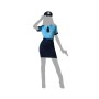 Costume for Adults Police Officer Lady by BigBuy Carnival, Adults - Ref: S1134982, Price: 16,17 €, Discount: %