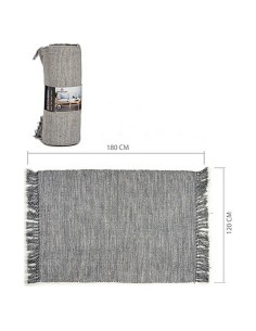 Teppich Grau 10 x 10 x 40 cm 180 x 120 x 1 cm (2 Stück) | Tienda24 Tienda24.eu