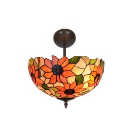 Suspension Viro Diamond Ambre Fer 60 W 30 x 45 x 30 cm de Viro, Plafonniers - Réf : D1603234, Prix : 140,58 €, Remise : %