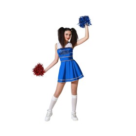 Déguisement pour Adultes Bleu Pom-pom girl de BigBuy Carnival, Adultes - Réf : S1134993, Prix : 12,63 €, Remise : %