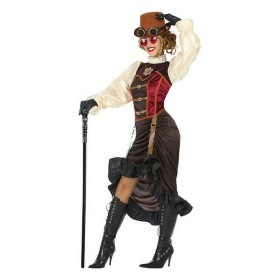 Costume for Adults Steampunk Brown (1 Piece) by BigBuy Carnival, Adults - Ref: S1135010, Price: 0,00 €, Discount: %