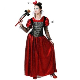 Costume for Adults Queen of Hearts by BigBuy Carnival, Adults - Ref: S1135032, Price: 21,82 €, Discount: %