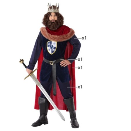 Costume for Adults Medieval King Adult | Tienda24 - Global Online Shop Tienda24.eu