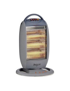 Stufetta Alogena 1200 W Grigio da Argon, Stufe alogene - Ref: S3609457, Precio: €19.64, Descuento: %