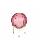 Vaso Rosa Sfera Metallo Vetro (14,5 x 19,5 x 14,5 cm) da Gift Decor, Vasi - Ref: S3609630, Precio: 8,47 €, Descuento: %