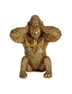 Statua Decorativa Gorilla Dorato 10 x 18 x 17 cm da Gift Decor, Soprammobili - Ref: S3609739, Precio: 4,05 €, Descuento: %