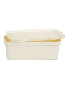 Scatola portaoggetti con coperchio Crema Plastica 14 L 29,5 x 14,3 x 45 cm da Kipit, Scatole e cassapanche - Ref: S3610398, P...