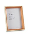 Photo frame 83619 Brown 17 x 22 x 3 cm Crystal White MDF Wood | Tienda24 Tienda24.eu