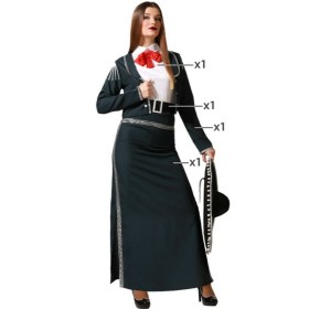 Fantasia para Adultos Mulher Mariachi de BigBuy Carnival, Adultos - Ref: S1135814, Preço: 21,48 €, Desconto: %